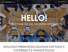 Tablet Screenshot of modernmeetings.com